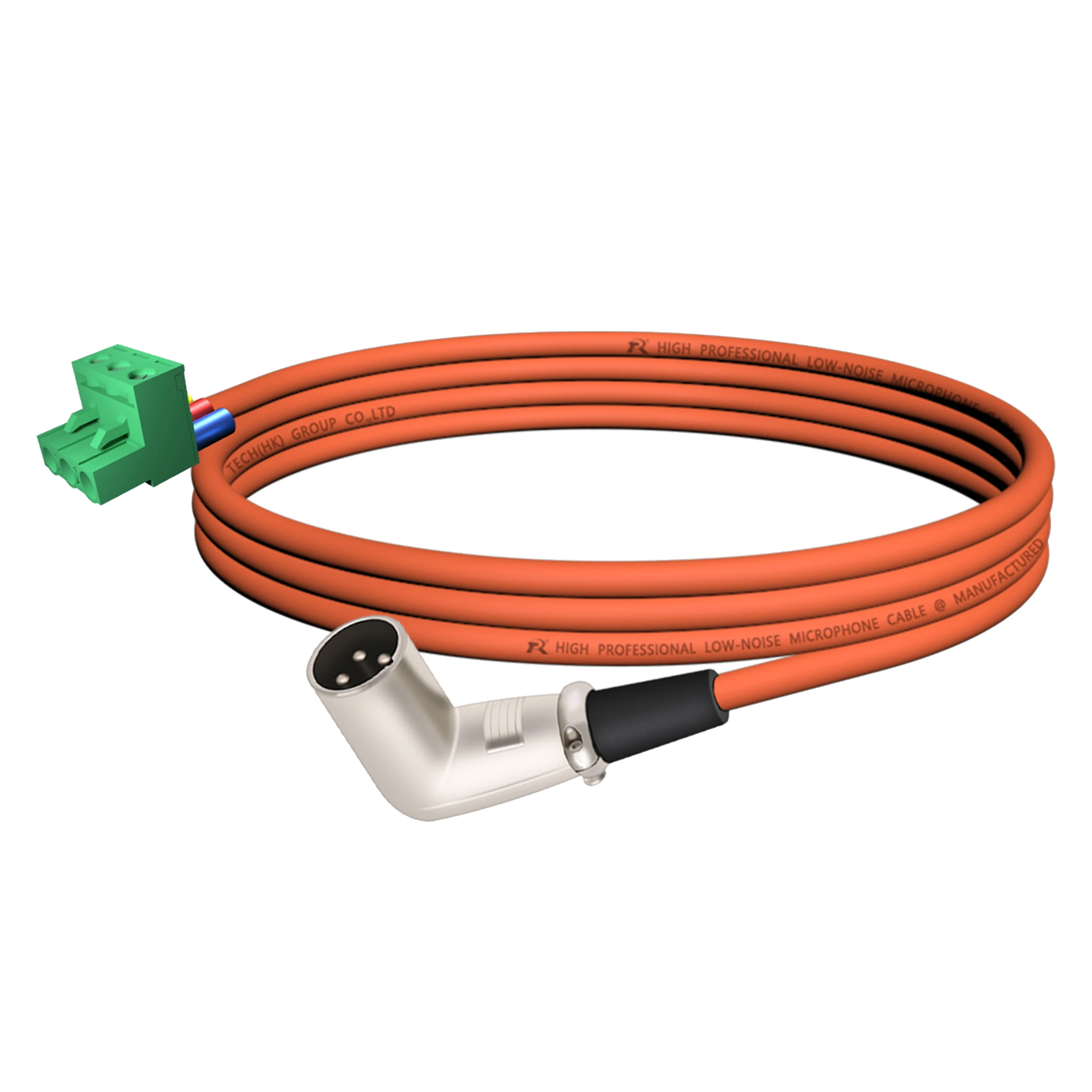 PHX zu XLR Kabel, PHX3M/2EDG-5.08 3-poliger Steckbarer Schraubklemmenblock zu XLR M/F Winkeladapterkabel, L-förmiger XLR-Steckverbinder – Detail 17