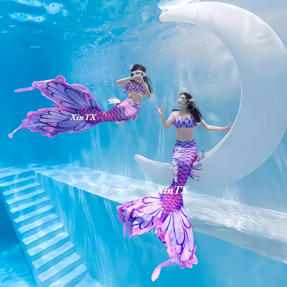 Dream Original Adult Mermaid Tail For Swimming HD Swimmable Swimsuit Can Add Monofin For Free Diving Oceanarium Performance