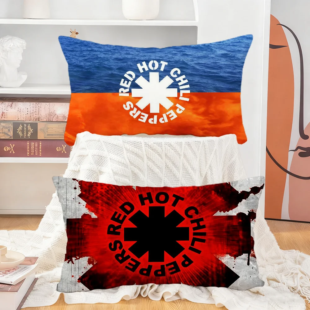 H-Hot Cushion Cover Rectangle Pillow Cover Home Sofa C-Chili P-Peppers Living Room Dorm Bedside Hogar Pillowcase Party Gift