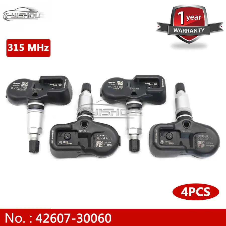 

4PCS Tire Pressure Sensor TPMS PMV-C010 Fits For Toyota Scion Lexus 42607-30060