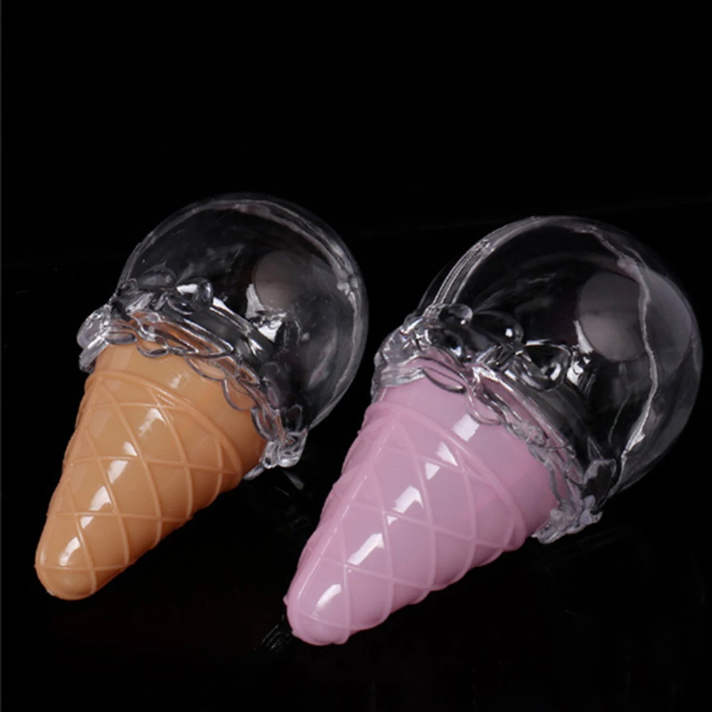 

20 PCS Transparent Creative Ice Cream Shape Plastic Candy Box Cute Birthday Party Weedding Supply kids Gift Chocolate Boxs