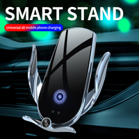 Car Wireless Phone Holder Stand Fast Charging Station Charger Auto Infrared Induction for iPhone 15 14 13 12 Samsung Xiaomi