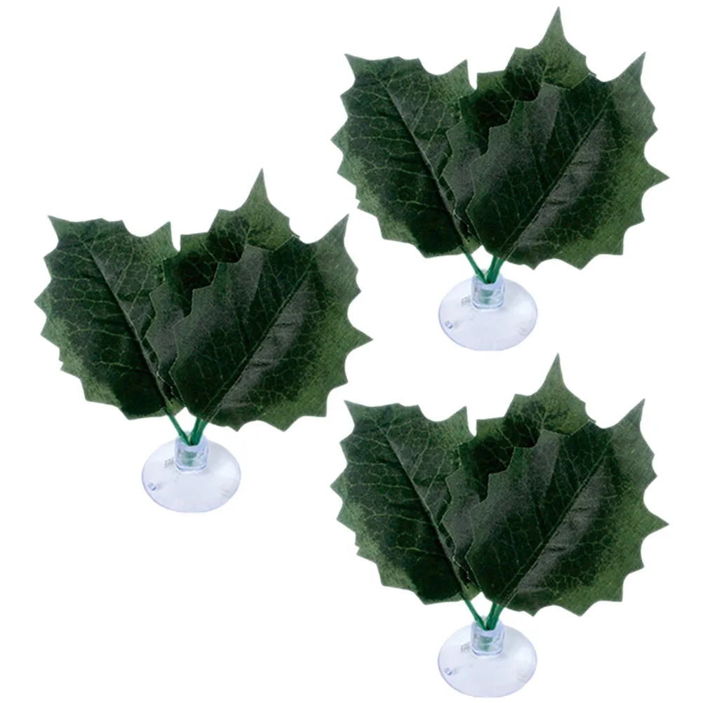 

3 Pcs Vines Decor Aquarium Aquatic Plants Decoration Faux Fish Tank Artificial Decorations