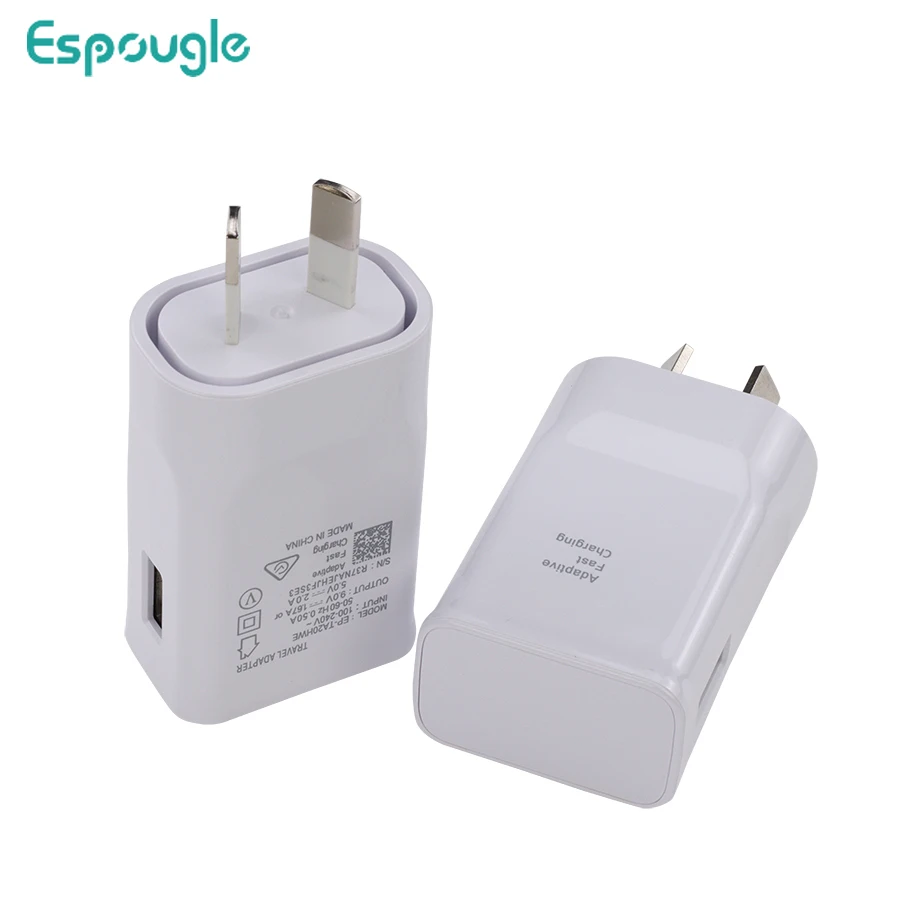 

300pcs DC 5V 2A Output Power Adapter 1 Port AU Plug Fast Charger Used for iPhone iPad Samsung and Cell Phones Tablets