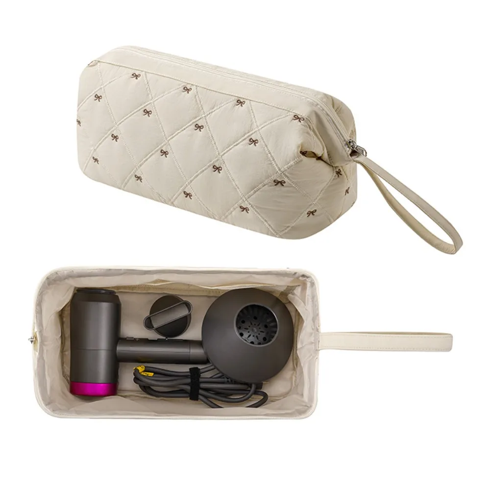 

Polyester Cotton Hairdryer Storage Bag 9 Colors Floral Print Curling Iron Bag Large Capacity Makeup Train Cases Women Girls