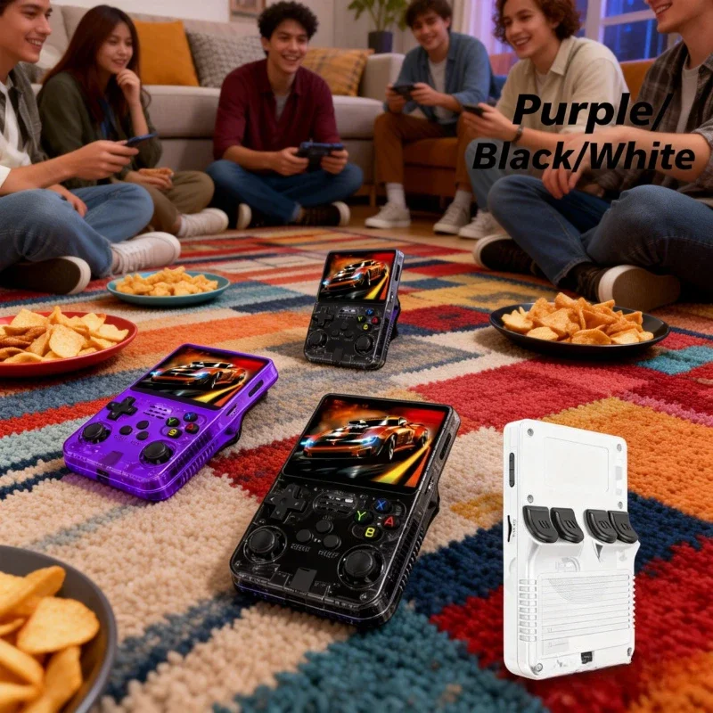 

128GB R36S Handheld Gaming Console, 3.5" IPS Screen, Thousands of Classic Games, Linux OS, Compact and Portable【2026 NEW】