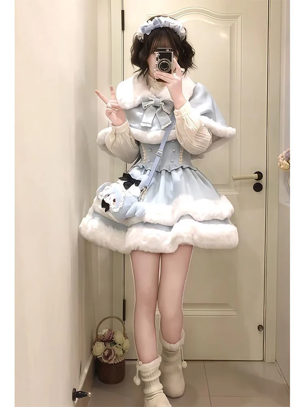 healing-little-winter-sweet-lolita-set-cloak-waist-cinching-dr-underwear-tee-piece-set-cute-sle-for-women