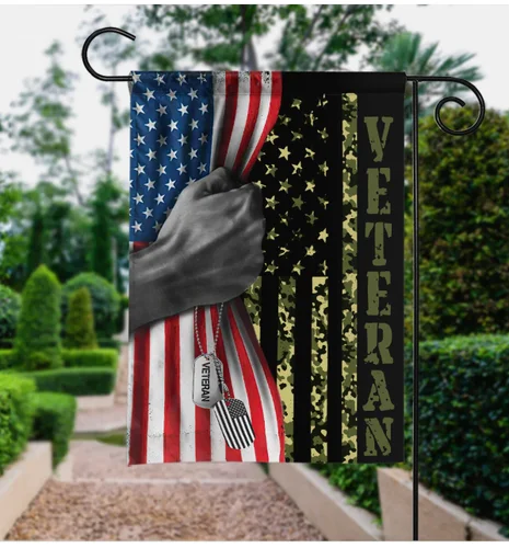 Memorial Day Double-sided Flag, United States Army Veteran Flag, US Army Veteran RRM LLP LLX uui