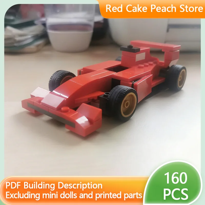 

Speed Racing Car Model MOC Building Bricks F1 Formula Racing Modular Technology Children Holiday Gifts Assemble Toys Suit