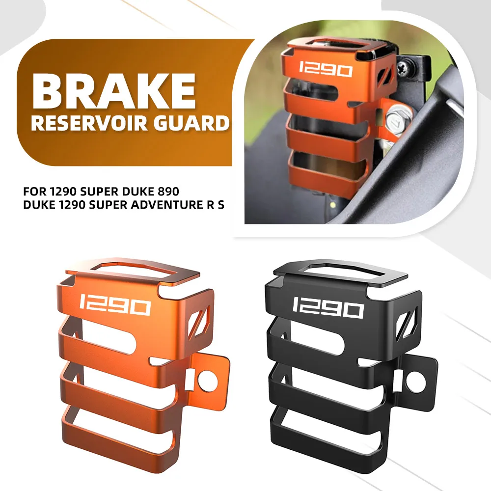 

For 1290 SUPER DUKE 890 DUKE 1290 SUPER ADVENTURE R S Rear Brake Fluid Reservoir Guard Cover Protector Oil Tank Protection