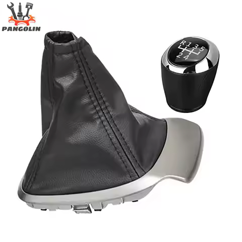 1set Speed Lever Knob &amp; Boot Cover 15cm Fits for Chevrolet Sonic REVO0203 REVO0203