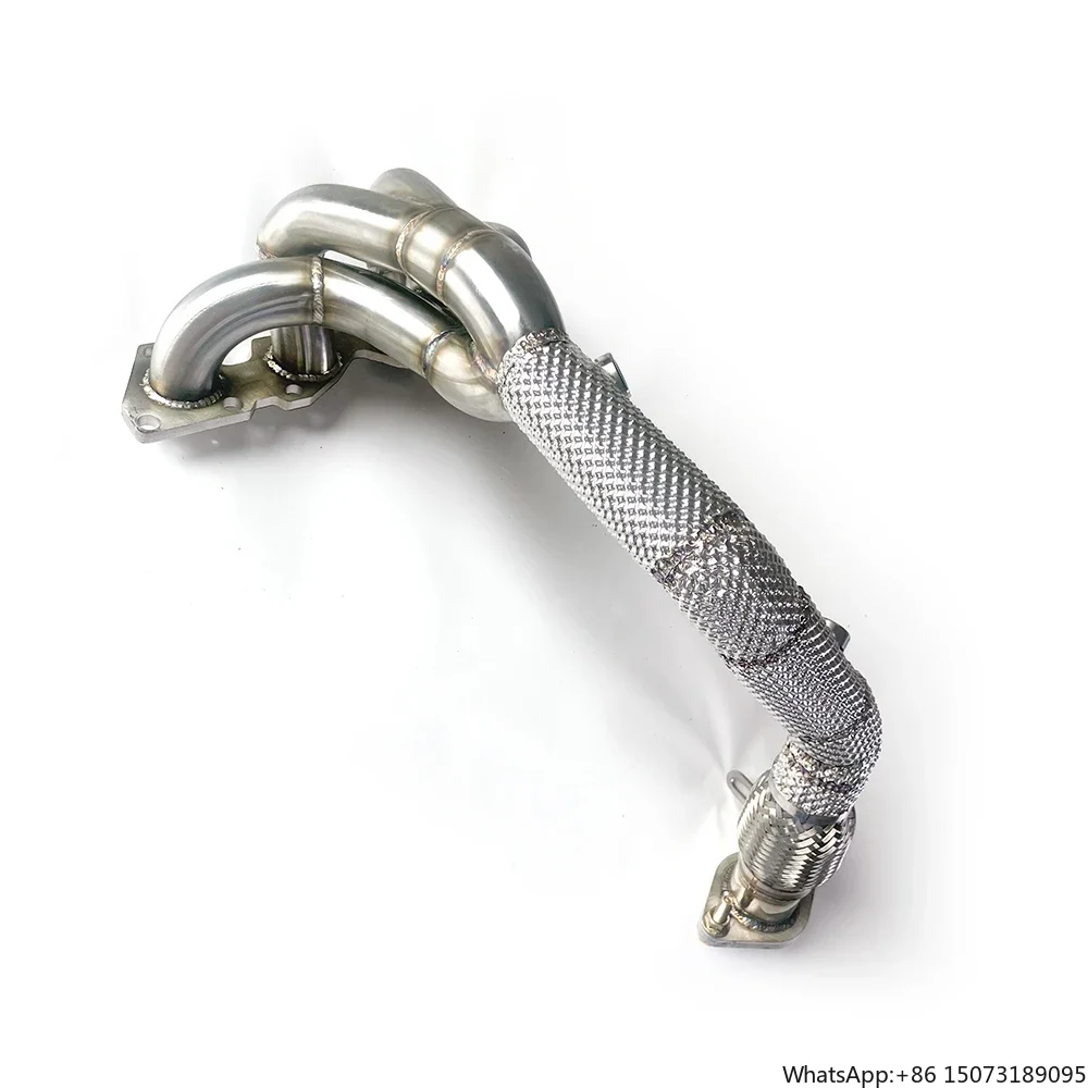 Stainless Steel Performance Car Accessories Suitable for 206 207 1.6 2006-2016 Racing Performance Header Exhaust System