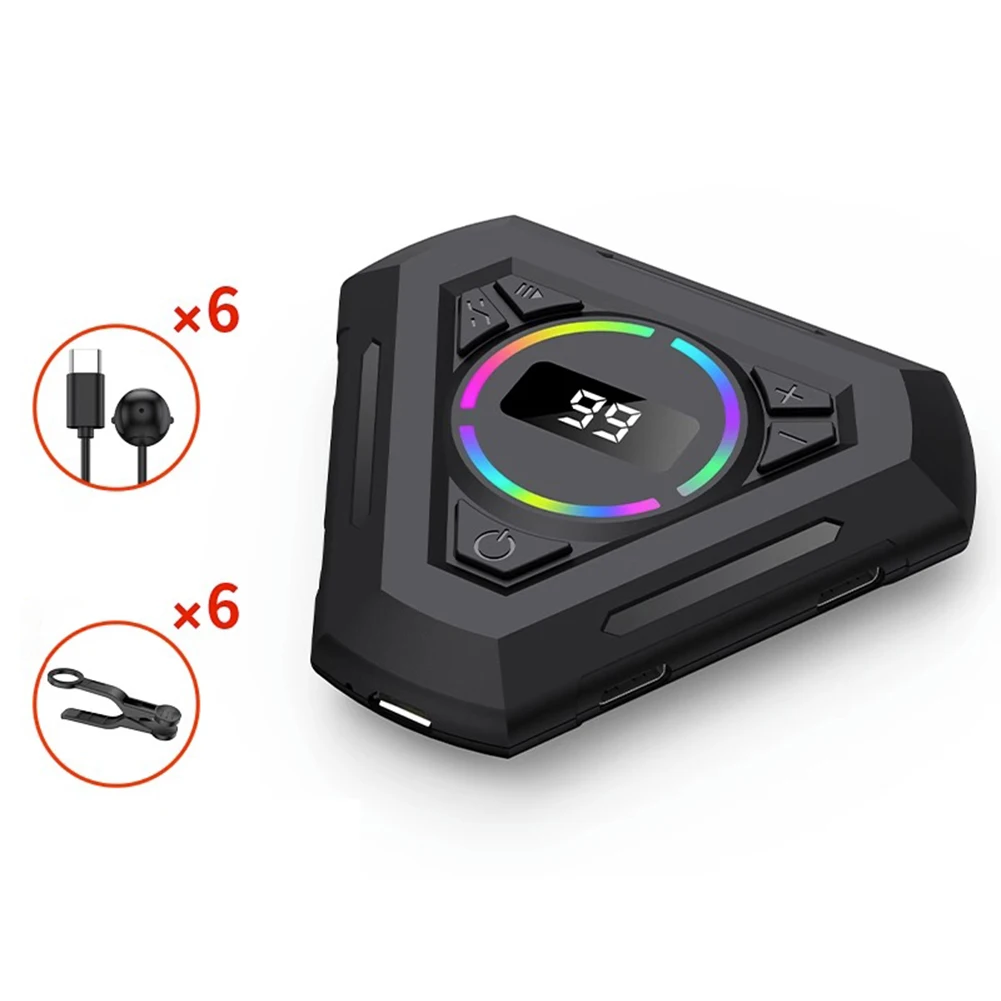 

Автоматический кликер с регулируемой скоростью, цифровым дисплеем и RGB-подсветкой, симулятор нажатий пальцами для Android и iOS