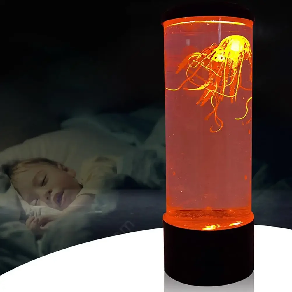 Nette-Lampe LED Méduse, USB, Veilleuse pour la Décoration de la Maison, Chambre à Coucher, Salon