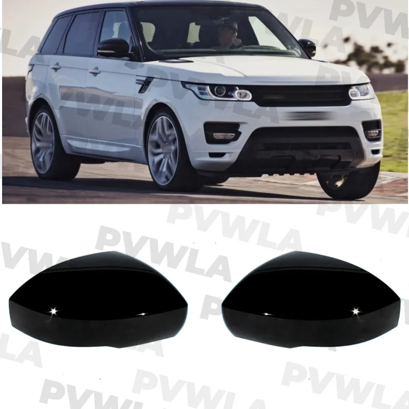 For Land Rover Range Rover Sport 2014 2015 2016 2017 2018 2019 Pair Left & Right Side Black Painted Mirror Cover Cap LR035092