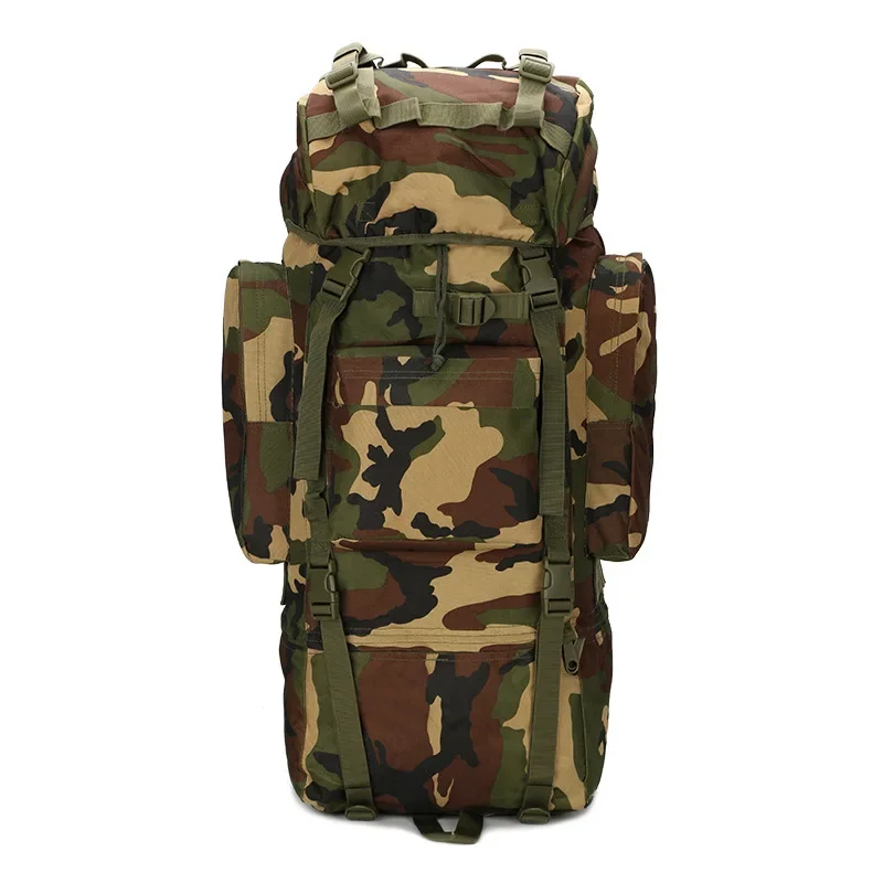 

Outdoor Backpack For Unisex 2024 New Autumn Waterproof Large Capacity 65L Hiking Camping Trekking Gear High Quality Camo Bag