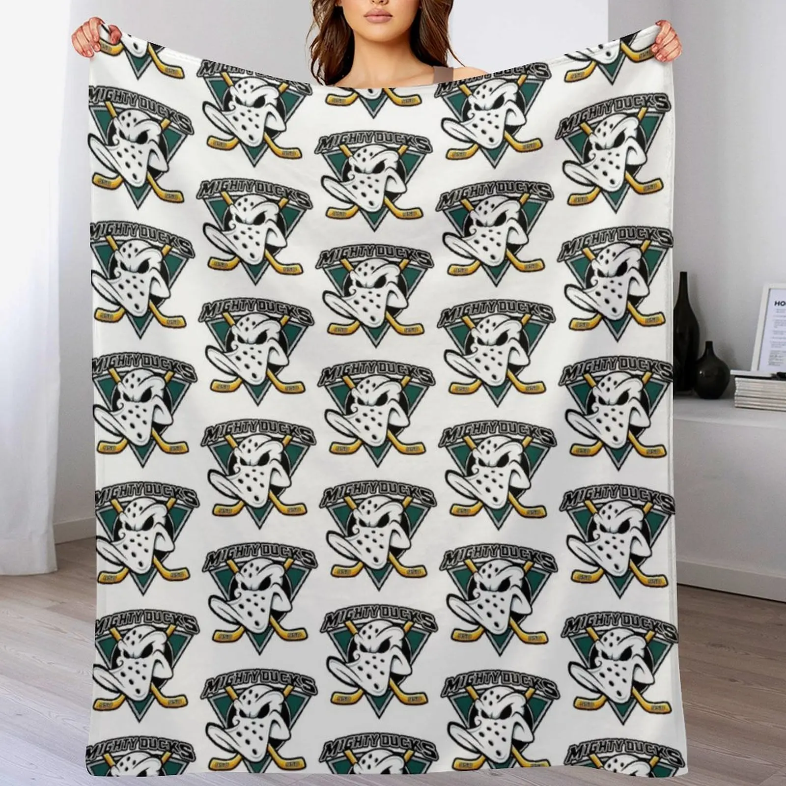 

Mighty Ducks Logo Throw Blanket Thin Luxury St Blankets