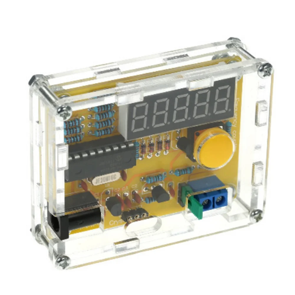 

1Hz-50MHz For Crystal Oscillator 5-digit Display Frequency Counter Tester DIY Kit Frequency Meter Parts 5-12V Power-saving Mode
