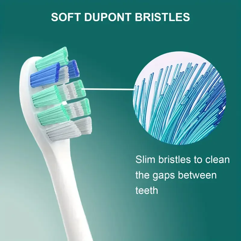 4-16 個交換用歯ブラシヘッドフィリップス電動ブラシヘッド 1100 2100 4100 4300 5100 5300 6100 6500 などと互換性あり