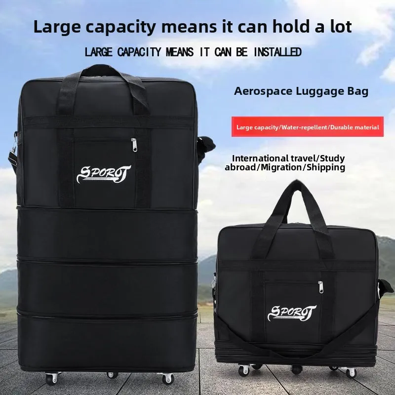 

Водонепроницаемая большая дорожная сумка Capaci ex Handheld Lage Bag Складная молодежная дорожная сумка из ткани Ox Faion Trend