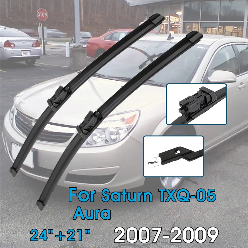 Auto Wischerblätter 24 "+ 21" Für Saturn TXQ-05 Aura 2007-2009 Windschutzscheibe Windschutzscheibe Frontscheibe Klingen auto Zubehör