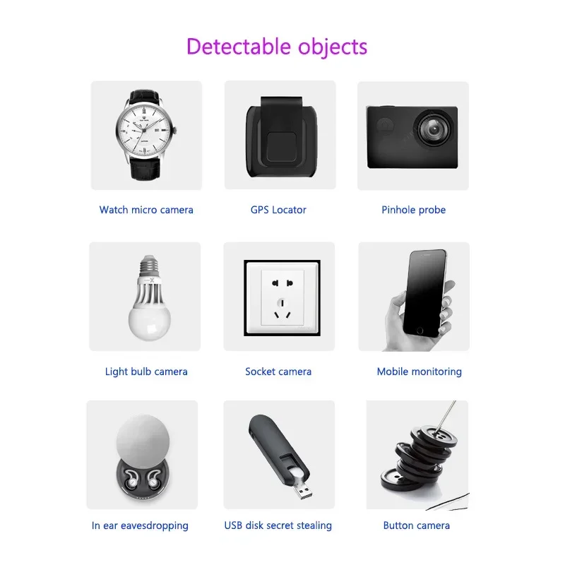 Portable RF/WiFi GPS Tracker Detector Hidden Camera Anti Spy hacker tools gadgets Scanner bluetooth/gsm/wifi Signal Detector GPS view 5