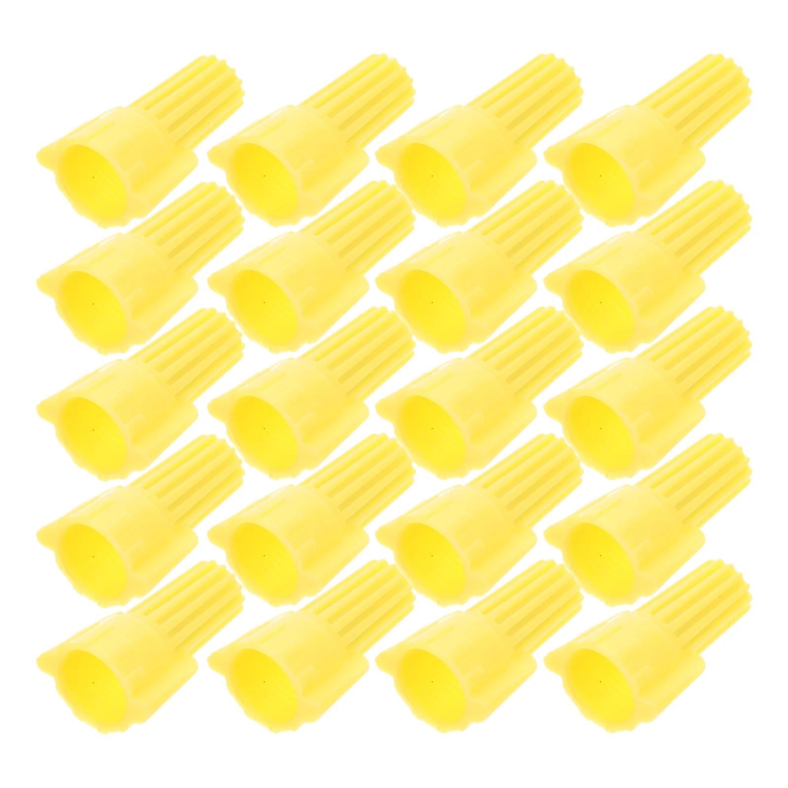 

100pcs Rotary Wire Connector Nut Electrical Terminals Splice Automotive Wiring Pp Yellow Fast Efficient Reliable