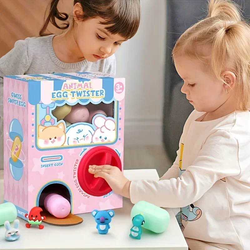 Gacha Machine Toy, Doll Clip-doll Machine, Surprise Mini Blind Box, Christmas Gift For Boys And Girls, With 6 Gacha Random Match