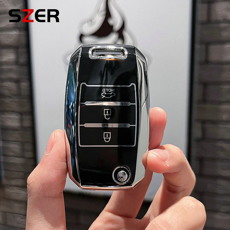 New TPU Car Key Case Cover Shell Fob for KIA RIO 3 K2 K3 K4 K5 Sportege Picanto Optima Soul Ceed Sorento Forte Stinger Cerato