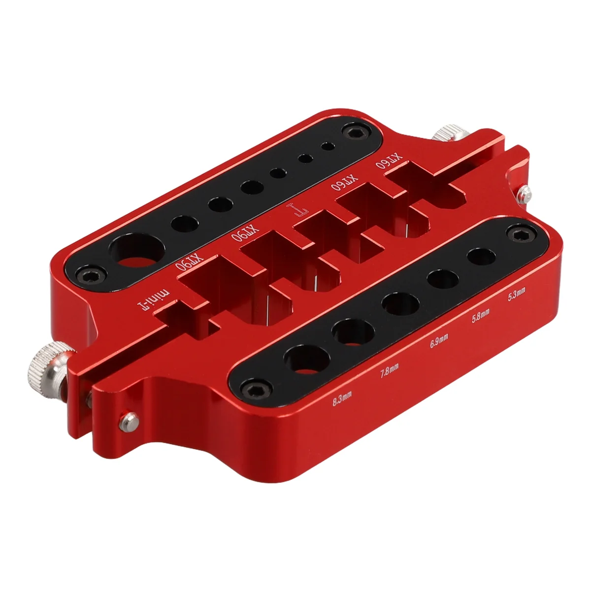 

A17I термозащитная алюминиевая сварочная паяльная изолирующая станция, джиг 3,5 мм для XT60 XT90 Deans, разъем типа «банан», красный