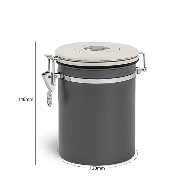 ABVJ-1,5L контейнер для хранения кофе большой емкости, герметичная банка для кофейных зерен, банка для хранения продуктов для наполнения кофе