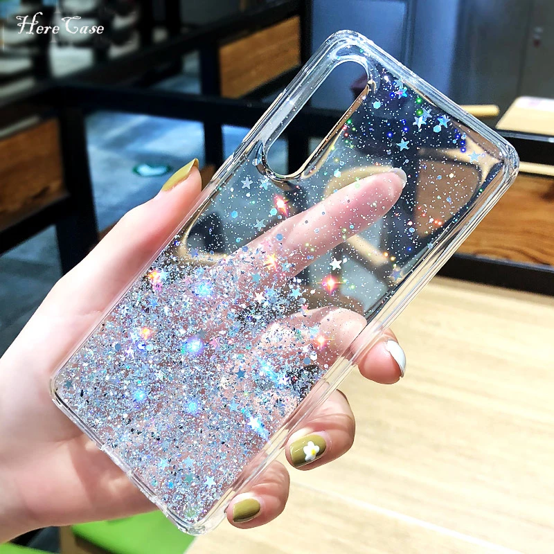 For Redmi Note 8T 8A 7A note 7 Pro F1 Redmi Note 8 Pro Glitter Sequins Case For Xiaomi Mi 10 A3 A2 8 9 Lite SE 9T CC9 Pro  Cover