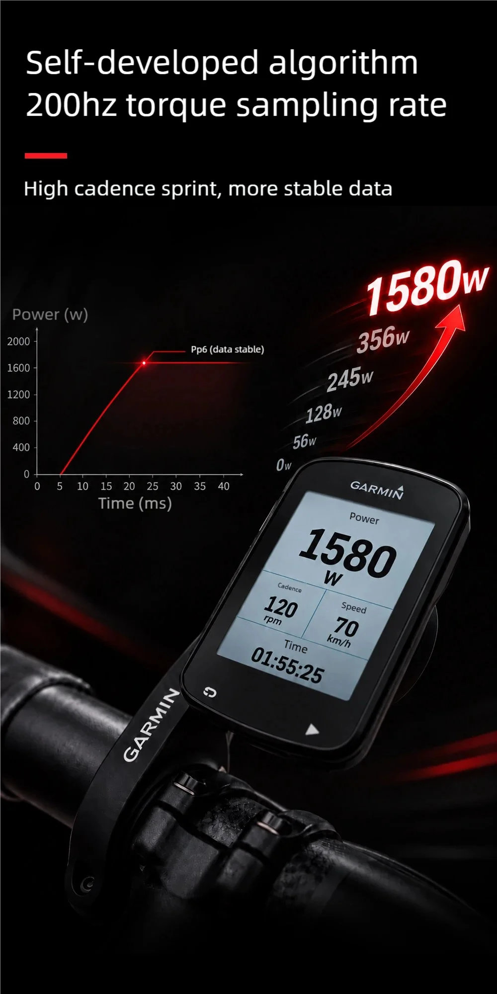 ThinkRider PP6 Fahrrad-Leistungsmessgerät Spider Rennrad 4-Bolzen 110BCD Leistungsmessgerät Spider Doppelseitige Balance ANT+Bluetooth Für Shimano – Detail 7