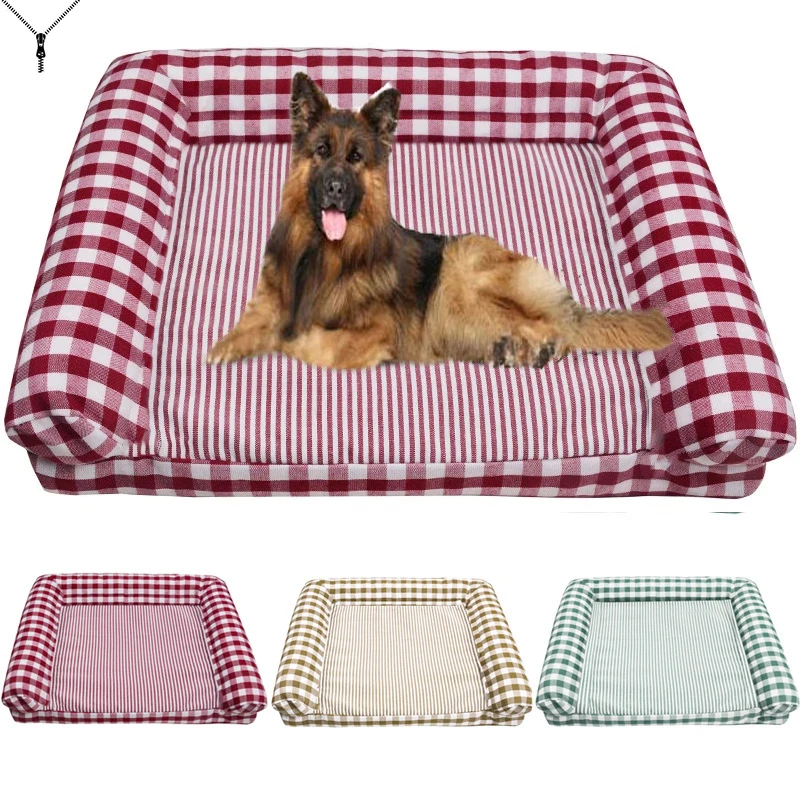 Removable Washable Pet Dog Sofa Soft Sponge Mat Kennel Deep Sleep Breathable Blanket Pet Bed For Small Medium Dogs Pet Supplies