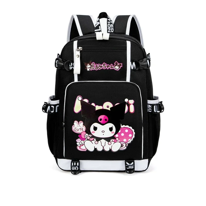 Kuromi Backpack Large capacity Cosplay School Bag Travel Bag Storage package Anime Rucksack for Elementary and Middle Knapsack