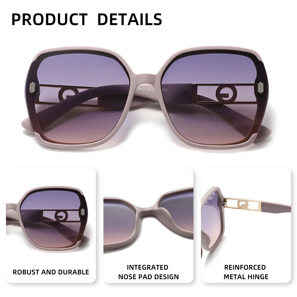 WIMN وصول جديد النظارات الشمسية العصرية للسيدات إطار كبير UV400 نظارات للنساء نظارات عطلة السفر