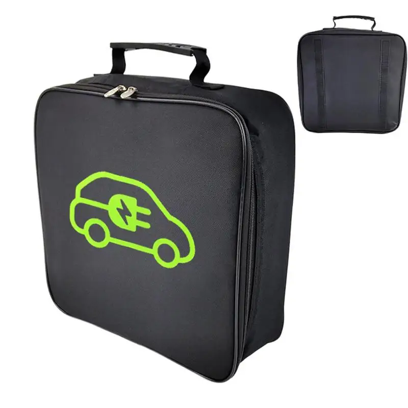 

Portable EV Charger Bag Jumper Cable Organizer Bag Large Storage Space Storage Accessory For Electric Vehicles And Home Storage