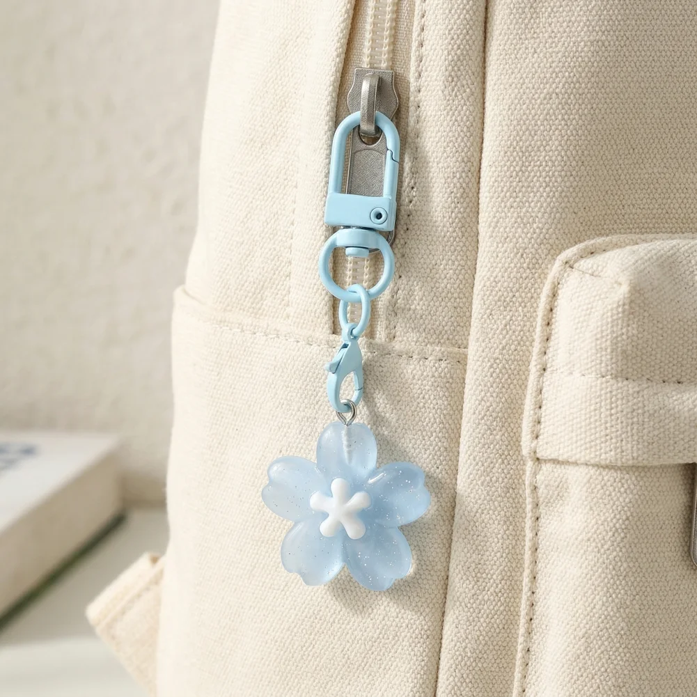 

Personalized Floral Keychain Ergonomic Flower Keychain Pendant Decorative Key Ring Accessory Stylish Car Door Backpack Key