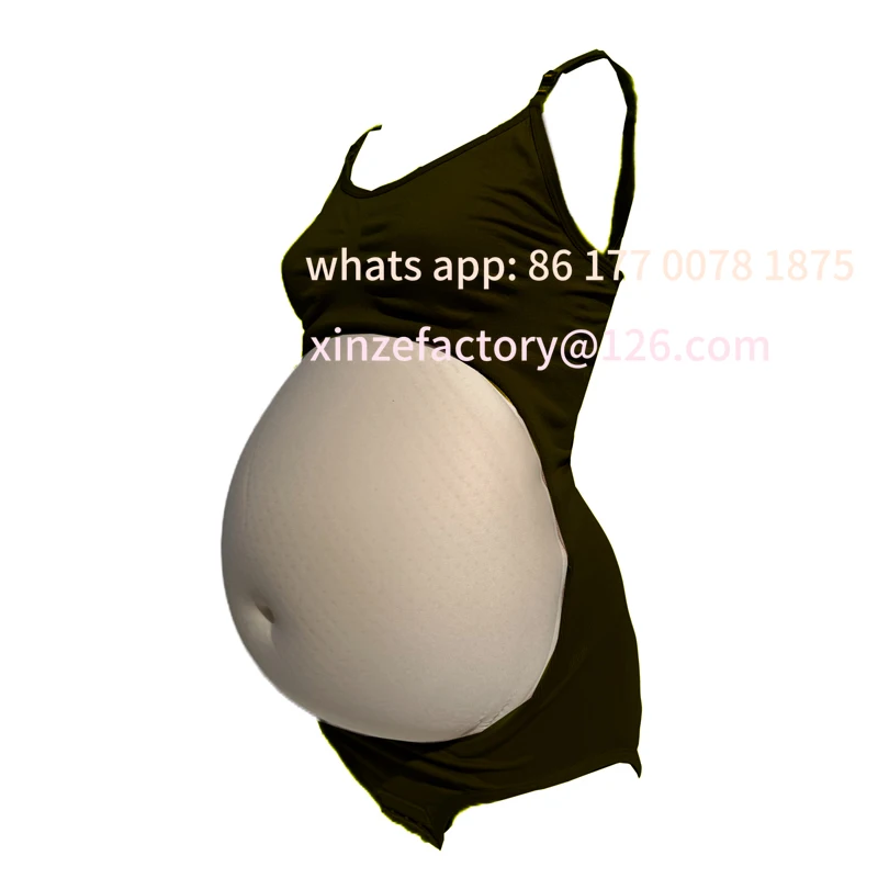 Customizable Fake Pregnant Woman Belly button Sponge Pregnant Cosplay Halloween Party Christmas Party