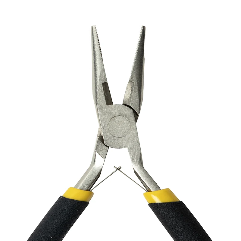 

Hair Extension Tool Kit includes extension pliers crochet hook bead stringer and nano ring for making styling accessories