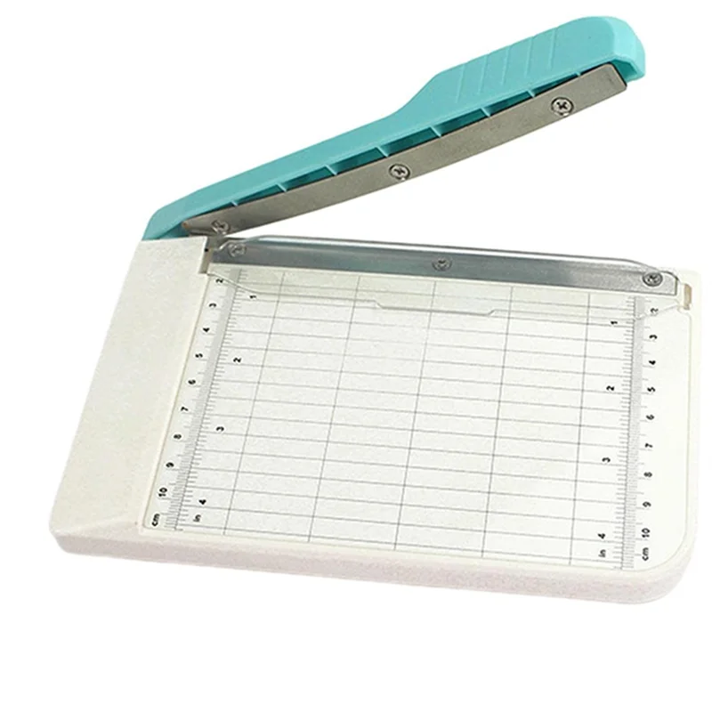 آلة قطع الصور HJ قطعة واحدة من قطع الورق 4X6in، لوازم مكتبية غير قابلة للانزلاق لمشاريع الحرف اليدوية لبطاقات الملصقات