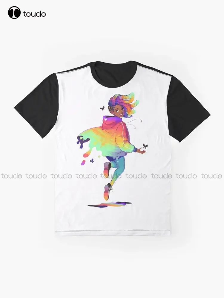 معطف واق من المطر الجرافيك تي شيرت مخصص الكبار في سن المراهقة للجنسين الطباعة الرقمية تي شيرت مخصص هدية Xxs-5Xl الشارع الشهير