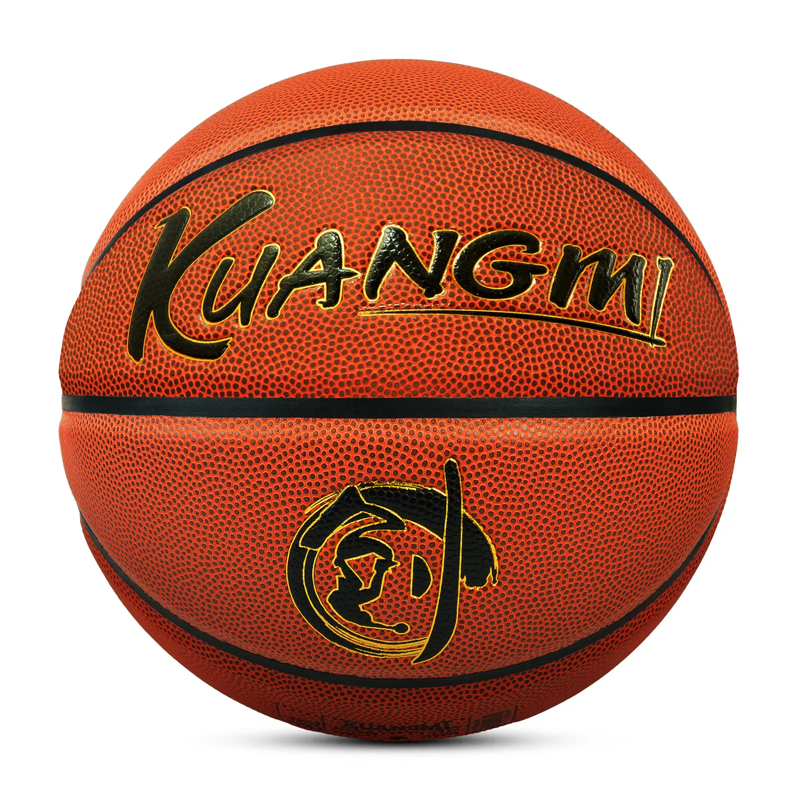 Баскетбольный мяч Kuangmi, баскетбольный мяч FFIBA, изготовленный для игры в помещении и на открытом воздухе, официальный размер 7 (29,5 дюйма), KMBB21