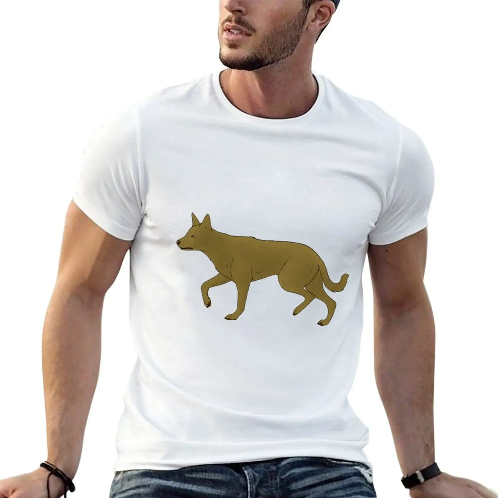 Australian Kelpie - Red - Herding T-shirt sweat shirts graphic tees anime clothes black t-shirts for men