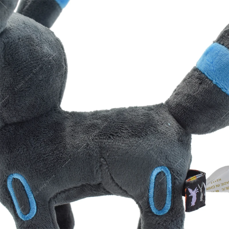 TAKARA TOMY 22CM Pokemon Plush Toys Standing Shiny Umbreon Animal Stuffed Plush Dolls Quality Cartoon Gifts Toy