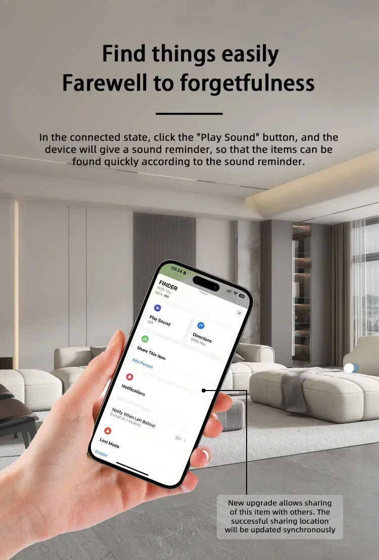 Localizzatore GPS Bluetooth Smart Air Tag Tracker funziona con Apple Trova la mia rete globale Airtag per IOS Localizzatore di oggetti Itag per Bag Car