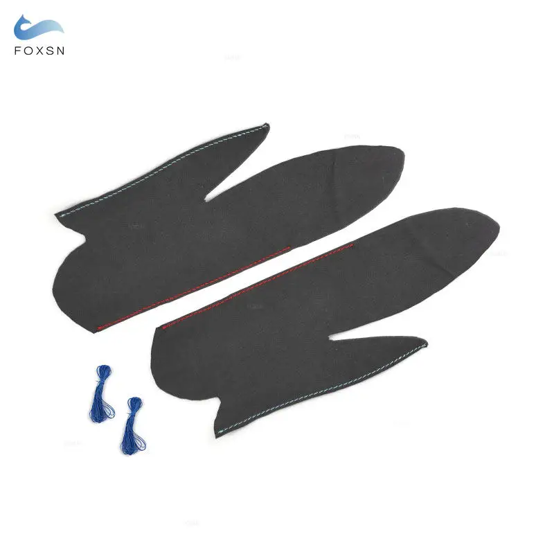 For BMW 3 4 Series F30 F32 F31 F33 2013 2014 2015 2016 2017 M3 M4 Hand Stitched Suede Leather Car Inner Door Handle Cover Trim