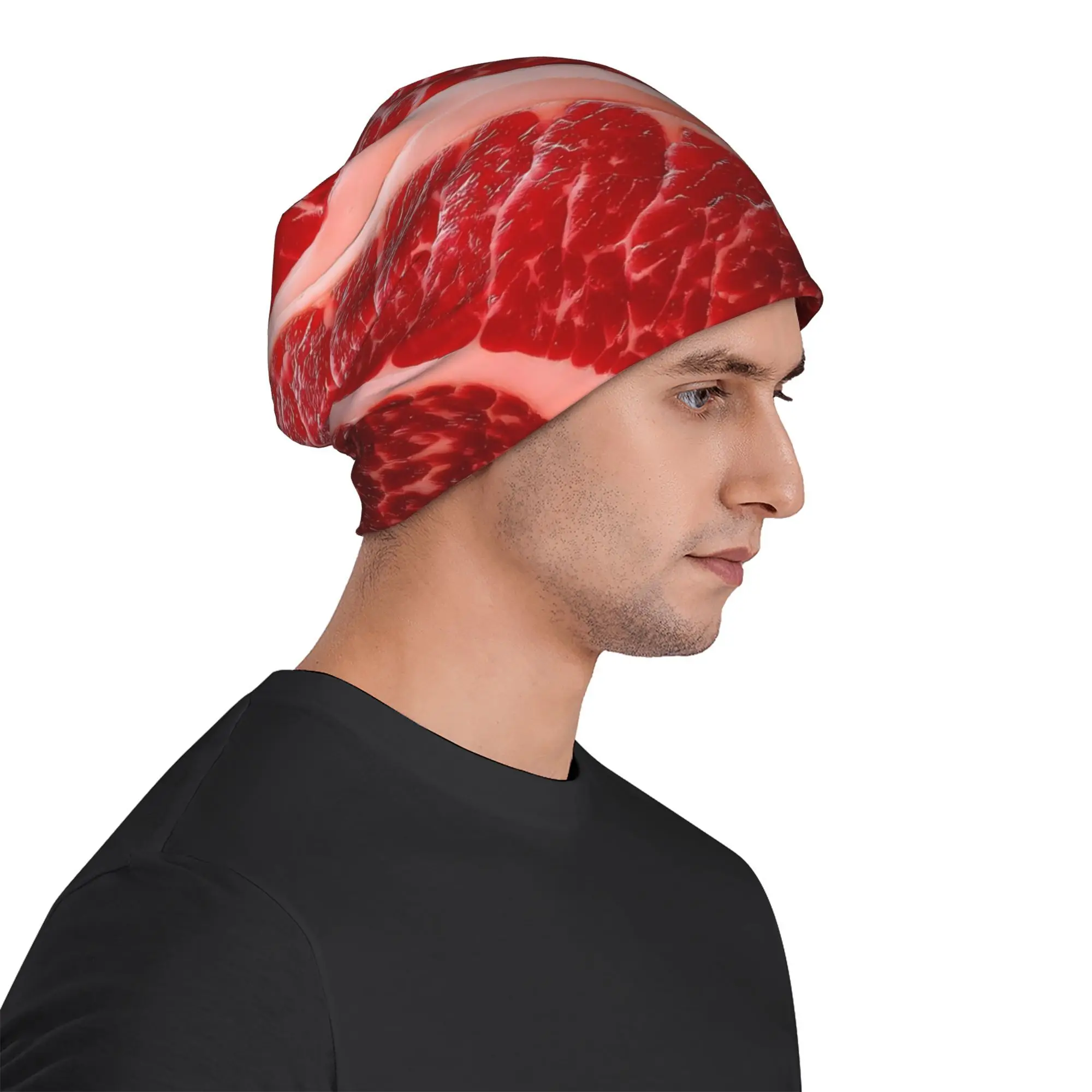 Outdoor Hats Wagyu Beef Marbling Thin Hat Bonnet Special Skullies Beanies Caps Men Women's Earmuffs