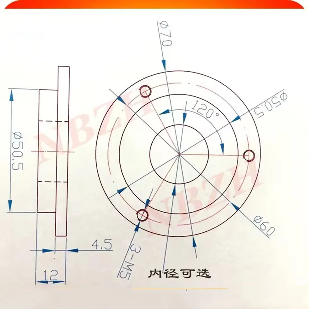 1pcs Flange ConnecTion Bearing F70/20 F70/22 F70/25-2RS size 20*22*25*70*12 mm