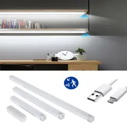 Sensore di movimento PIR luce notturna a LED dimmerabile armadio ricaricabile corridoio corridoio illuminazione portatile Wireless rilevatore di lampade da scrivania per camera da letto